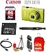 Canon PowerShot ELPH 110 HS 16.1 MP Digital Camera (Green) + Case + Battery + 8GB Card + Mini Tripod + Cared Reader