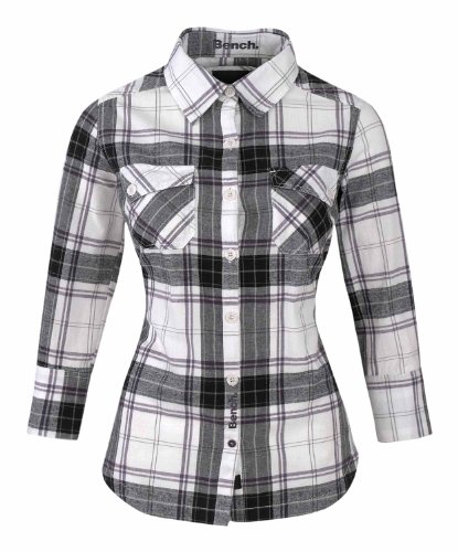 Bench Damen Bluse BASE D, egret, M, BLAA0822D_WH008 Preisvergleich
