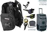 Oceanic Scuba Diving Dive BC BCD with Computer/Regulator/Octopus/Roller Bag (...