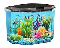 API Semi-Hex Aquarium Kit with LED Lighting and Internal Filter, 6-1/2-Gallon
