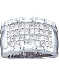 1.00CTW DIAMOND LADIES INVISIBLE BAND
