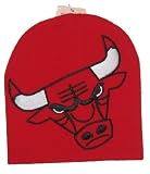 Chicago Bulls NBA Team Apparel Large Logo Knit Beanie Hat