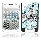 Blue Casino Royal Design Decal Skin Sticker for BlackBerry Curve 8350i Cell Phone