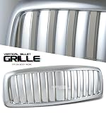 2002-2005 (03 04) DODGE RAM 1500 2500 PICKUP TRUCK 1PC CHROME VERTICAL FRONT GRILLE