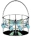 Sunset Vista Designs Kathy Hatch Garden Collection Metal Dragonfly and Flower Basket