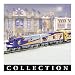 Search : Hawthorne Village Collectible NFL Football Minnesota Vikings Express Electric Train Set Collection