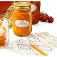 Bormioli Rocco Quattro Stagioni Canning Jar Labels, Set of 30