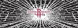 Houston Rockets Shattered Auto Rear Window Decal