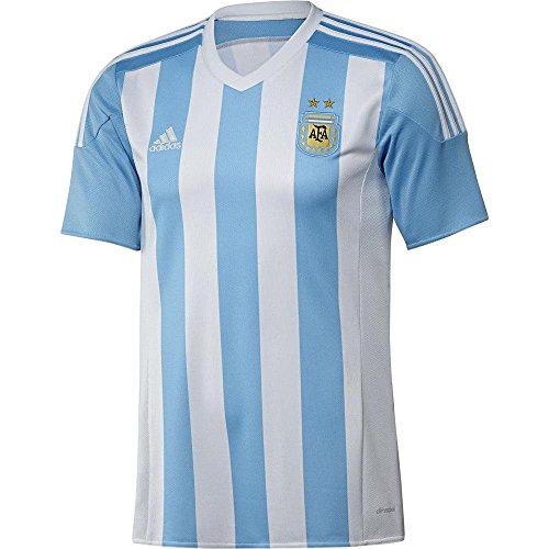 Adidas Argentina Home Climacool Soccer Jersey (White, Blue)