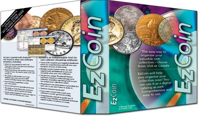Coin Collecting Software EzCoin USA/CANADA Coins Catalog/CD Images+Prices-image