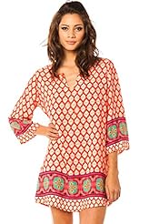 Sexy V-neck General Print Above the Knee Mini Dress 