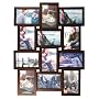 Nexxt by Linea Array Collage Wall Frame, Holds 12 4-Inch-by-6-Inch Photos, Java