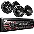 Pioneer DEH-150MP Car Audio CD MP3 Stereo Radio Player, Front Aux Input with  JVC 6.5 Inch 2-WAY Car Audio Speaker (Black)