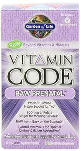 Garden of Life Vitamin Code Raw Prenatal Multivitamins, 30 Count