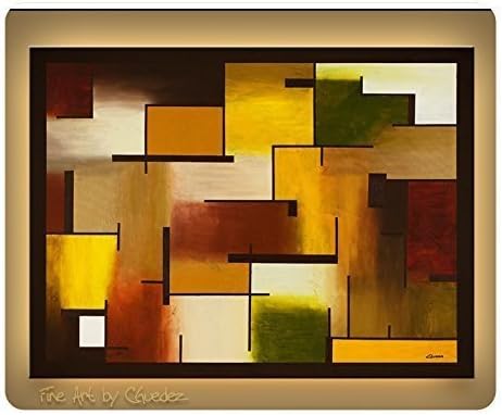 Artistic Psychedelic Art Lattice mouse pads gaming pad thai sauce 7.5*9 inch