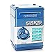 Vandesail New Style Money Saving Box Cash Coin Can Safe ATM Bank Novelty Tin Birthday Gift (BLUE)