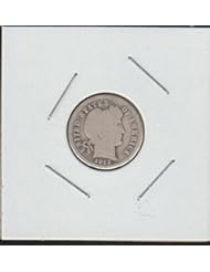 Coins: 1913 Barber or Liberty Head (1892-1916) Dime Good