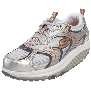Buy Skechers Ladies Shape Up-Power Pressed Fitness Walking Shoe by Skechers