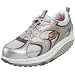 Skechers Women's Shape Ups - Power Pressed Fitness Walking Shoe,Silver Orange,8.5 M US