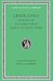 Greek Lyric II: Anacreon, Anacreontea, Choral Lyric from Olympis to Alcman (Loeb Classical Library No. 143)