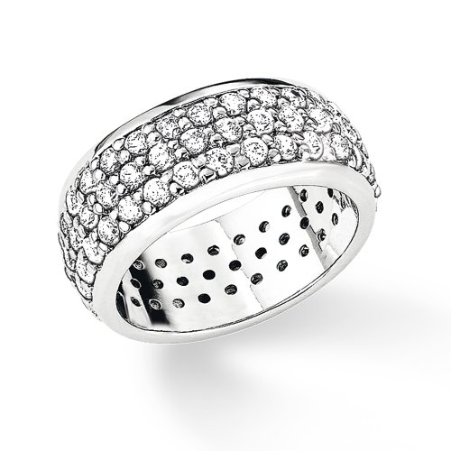  s.Oliver - 374569 - Bague Femme - Argent 925/1000 6.42 Gr - zirconium - T 54