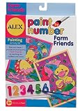  : Alex Toys Paint By Number Kit 5"X7" 4/Pkg Farm Friends 484, 1 Item(s)/Order
