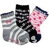 ダブルB(mikihouse) ３Ｐソックスパック 3足クルータイプ 靴下 13-15ｃｍ 白（01）