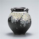九谷焼 10号花瓶 桜文 【陶器,花器,フラワーベース】