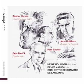 S�ndor Veress - Concerto pour piano / Henri Dutilleux - Myst�re de l'instant / B�la Bart�k - Divertimento