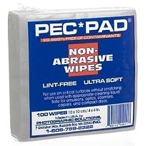 Pec Pads 10cm x 10cm Pack 100 Wipes For Lens & Filters