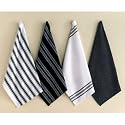 Basic Dishtowels Set of 4 - Charcoal