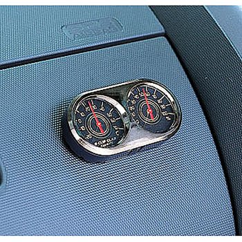カーメイト(CAR MATE) クリップクラップ・ツインメーター ブラックメタリック CL861