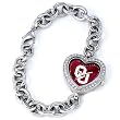 Oklahoma Sooners Gametime Heart Bracelet/Watch