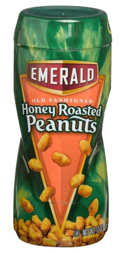 Emerald Old Fashioned Honey Roast Peanuts, 12-Ounce Canisters (Pack of 12) by Honey