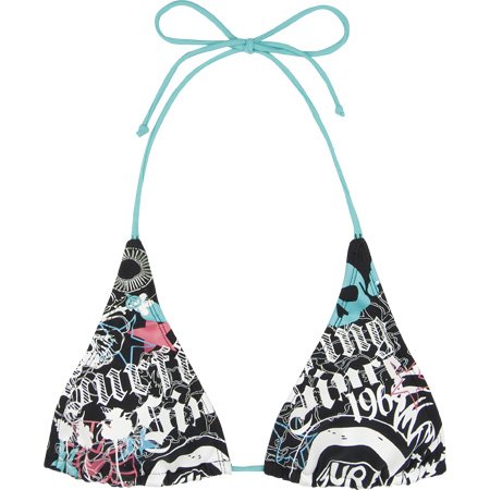 RIP CURL Tuning In Womens Swimsuit Halter - Black