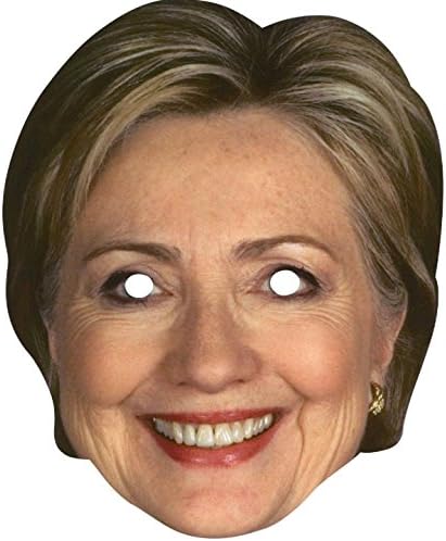 Hillary Clinton Paper Costume Mask President Candidate Political USA Democrat