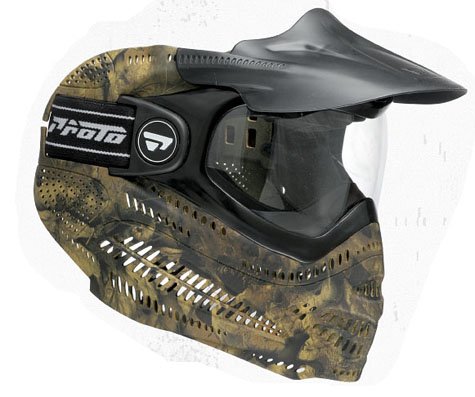Proto Switch E.L. Anti Fog Single Paintball Goggle Woodland Camo