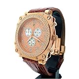 Aqua Master Rose Gold Diamond Watch by Aqua Master