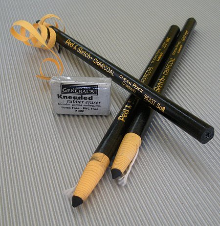 General Pencil Co. Peel & Sketch Charcoal Pencil Pack