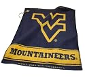 West Virginia Mountaineers Woven Jacquard Golf Towel - Golf