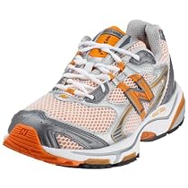New Balance Men's White/Orange Trainer