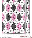 Sony PS3 Skin Argyle Pink and Gray