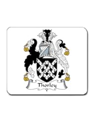 Office Product: Thorley Family Crest Coat of Arms Mouse Pad - MyHeritageWear
