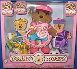 Teddy Wears Dressed-Up Teddy Bear- Cheerleader, Rollerblader, and Soccer Player