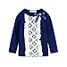 Zhuannian Little Girls Flower Long Puff Sleeve Blouses T-shirts