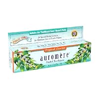 Auromere Herbal Toothpaste, Original Licorice, 4.16-Ounces (Pack of 4)