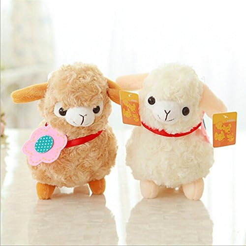 Alpaca Sheep Plush Toy Cream Arpakasso Llama Doll Stuffed Animal Kid Gift US JB1 no.3