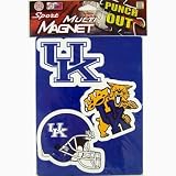 Kentucky Wildcats NCAA Multi Magnet Sheet 3 Magnets