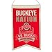 Winning Streak Sports NCAA Ohio State Buckeyes Nation Banner - College Sports Wall Decor