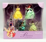 Disney Princess Figurine Figure Set - Belle, Ariel, Mulan, Jasmine, TianaIMAGE